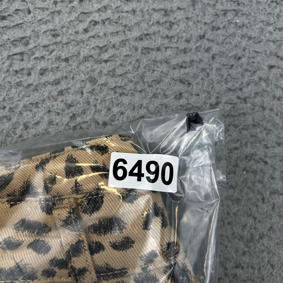 Free People Shorts Women’s Size 28 Dogtown Cut Off Cheetah Print Boho Festival - Picture 10 of 10